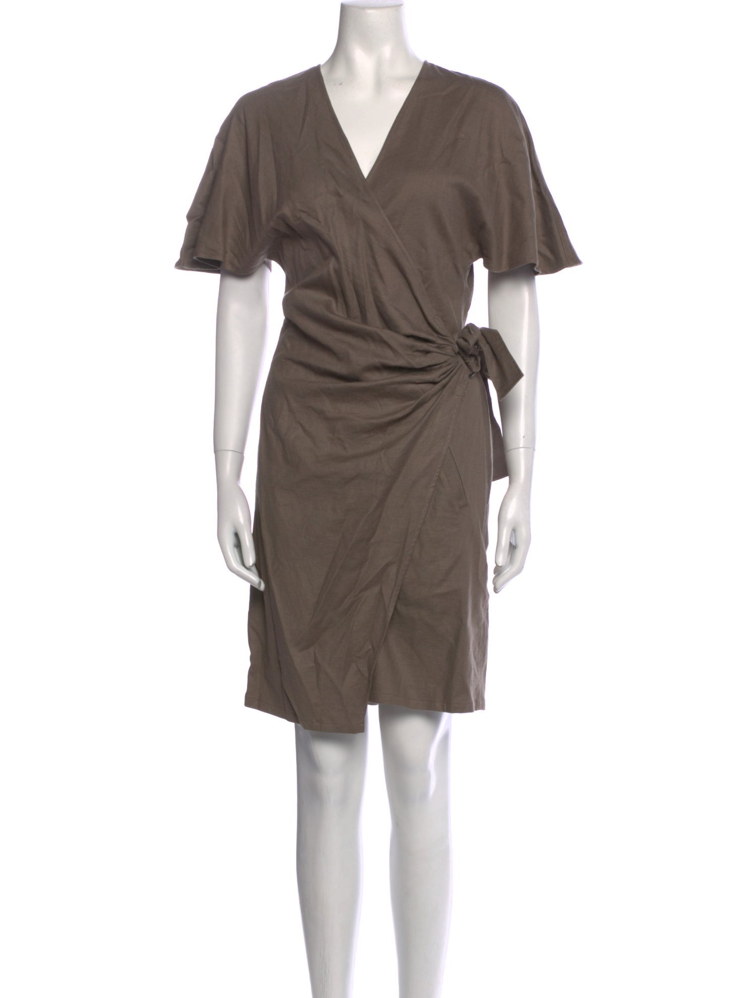 Brochu Walker V-Neck Knee-Length Dress